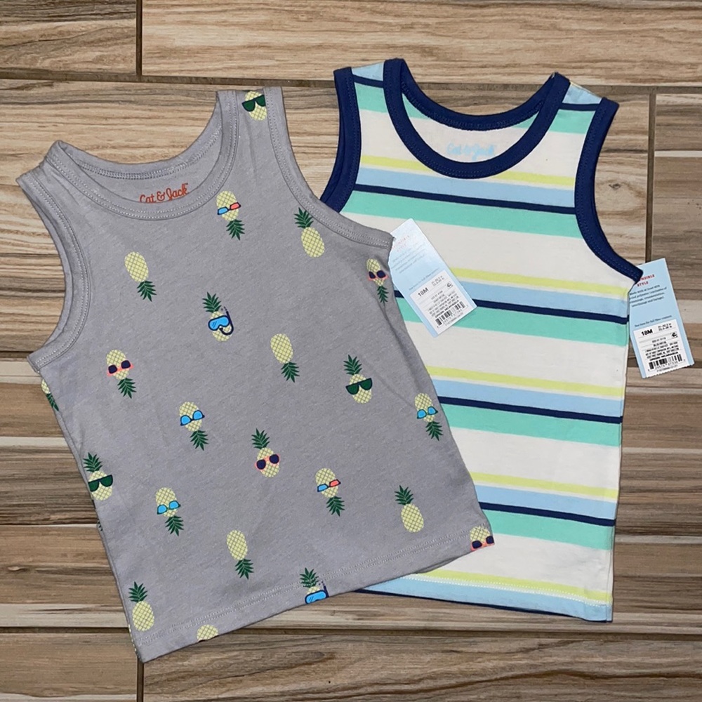 Cat & Jack Tank Top Bundle (18 Mo.) NWT